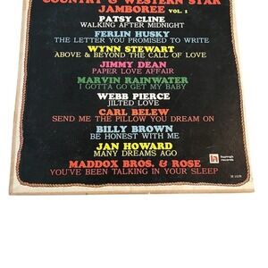 Country & Western Star Jamboree‎ Vol. 1 LP Vinyl Record Patsy Cline tested